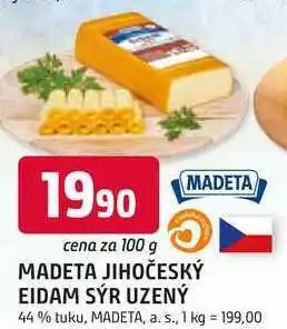 Trefa MADETA JIHOČESKÝ EIDAM SÝR UZENÝ 44% tuku nabídka
