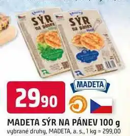 Trefa MADETA SÝR NA PÁNEV nabídka