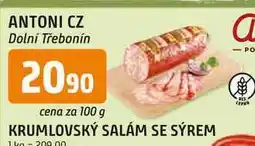 Trefa KRUMLOVSKÝ SALÁM SE SÝREM nabídka
