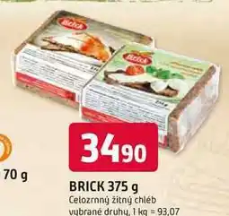 Trefa BRICK 375 g Celozrnný žitný chléb vybrané druhy nabídka