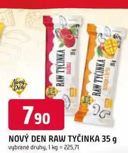 Trefa NOVÝ DEN RAW TYČINKA nabídka