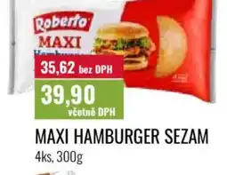 Ratio Maxi hamburger sezam nabídka