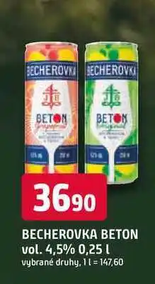 Trefa BECHEROVKA BETON vol. 4,5% nabídka
