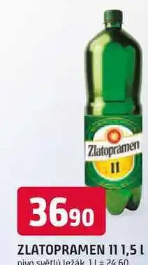 Trefa ZLATOPRAMEN 11° 1,5l pivo světlý ležák nabídka