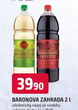 Trefa BARONOVA ZAHRADA 2l alkoholický nápoj se sladidly nabídka