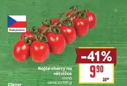 Billa Rajče cherry na větvičce volná cena za nabídka