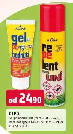 Trefa ALPA Gel po bodnutí hmyzem nabídka
