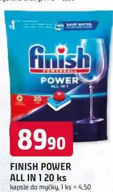 Trefa FINISH POWER ALL IN 120 ks kapsle do myčky nabídka
