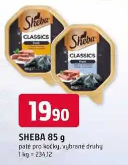 Trefa SHEBA 85 g patě pro kočky, vybrané druhy nabídka