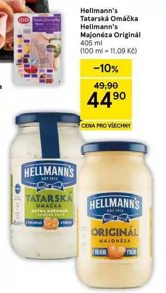 Tesco Hellmann's Tatarská Omáčka nabídka