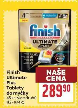 Billa Finish Ultimate Plus Tablety do myčky 45 ks nabídka