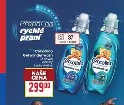 Billa Coccolino Gel wonder wash 37 dávek nabídka
