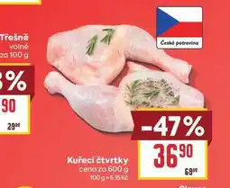 Billa Kuřecí čtvrtky cena za nabídka