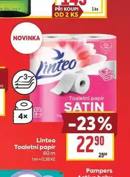 Billa Linteo Toaletní papír 60 m nabídka