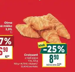 Billa Croissant z naší pece nabídka