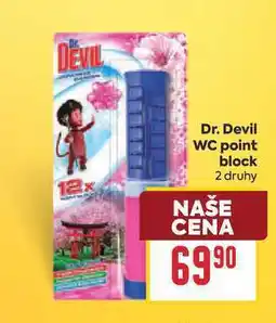 Billa Dr. Devil WC point block 2 druhy nabídka