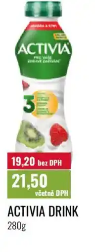 Ratio Activia drink nabídka