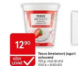 Tesco Tesco Smetanový jogurt ochucený, 150 g, více druhů nabídka