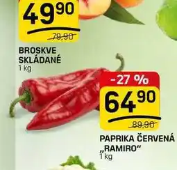 Flop PAPRIKA ČERVENÁ ,,RAMIRO nabídka