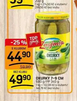 Flop OKURKY 7-9 CM 680 g/PP 340 g nabídka