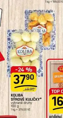 Flop KOLIBA SÝROVÉ KULIČKY* vybrané druhy nabídka
