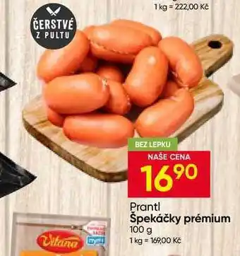 Hruška Prantl Špekáčky prémium nabídka
