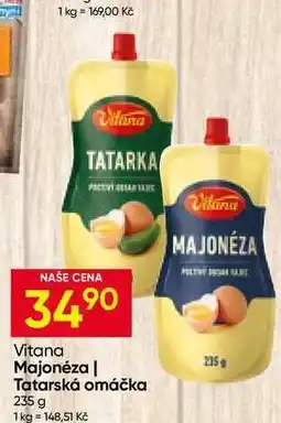 Hruška Vitana Majonéza, Tatarská omáčka nabídka