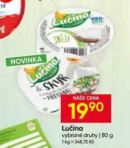Hruška Lučina vybrané druhy nabídka