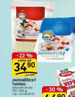 Flop JAROMĚŘICKÝ TVAROH vybrané druhy nabídka
