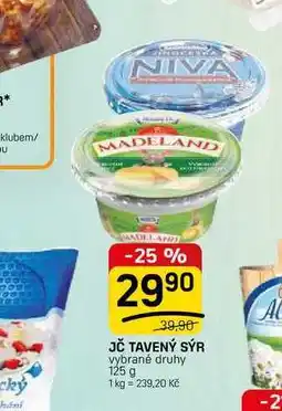 Flop JČ TAVENÝ SÝR vybrané druhy nabídka
