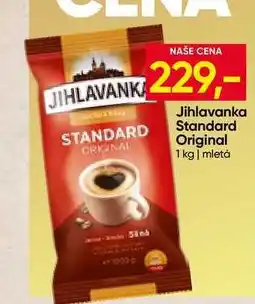 Hruška Jihlavanka Standard Original pražená mletá káva nabídka