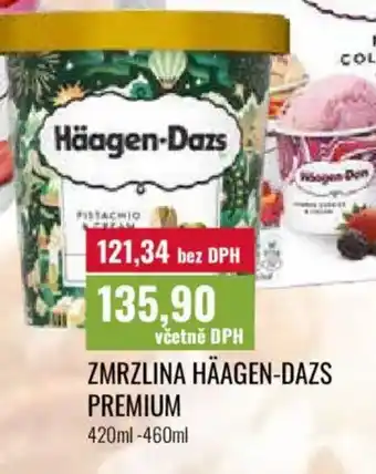 Ratio Zmrzlina häagen-dazs premium nabídka