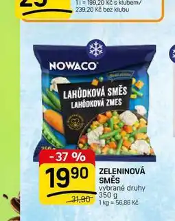 Flop ZELENINOVÁ SMĚS vybrané druhy nabídka