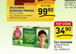 Flop ČAJ TEEKANNE vybrané druhy nabídka