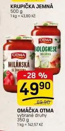 Flop OMÁČKA OTMA vybrané druhy nabídka