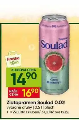Hruška Zlatopramen Soulad 0.0% vybrané druhy nabídka