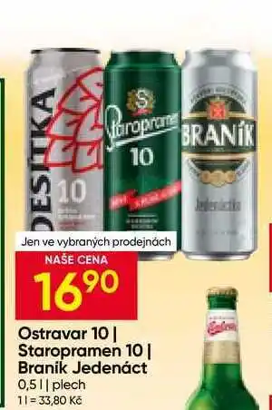 Hruška Ostravar 10 0,5l plech nabídka