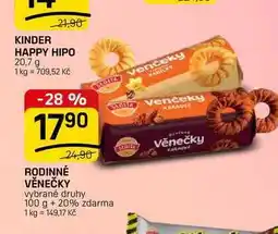 Flop RODINNÉ VĚNEČKY vybrané druhy nabídka