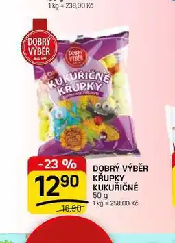 Flop DOBRÝ VÝBĚR KŘUPKY KUKUŘIČNÉ nabídka