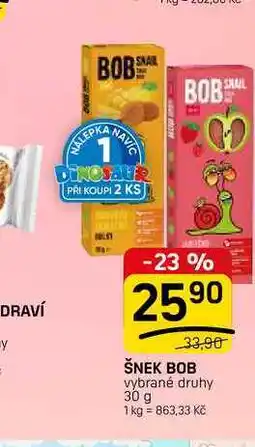 Flop ŠNEK BOB vybrané druhy nabídka