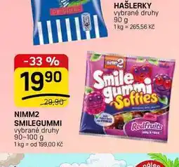 Flop NIMM2 SMILEGUMMI vybrané druhy nabídka