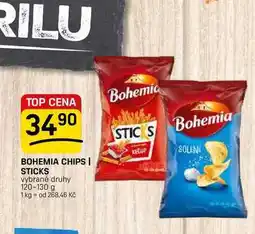 Flop BOHEMIA CHIPS | STICKS vybrané druhy nabídka