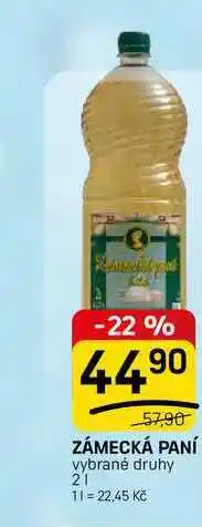 Flop ZÁMECKÁ PANÍ vybrané druhy nabídka