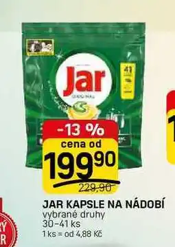 Flop JAR KAPSLE NA NÁDOBÍ vybrané druhy 30-41 ks nabídka