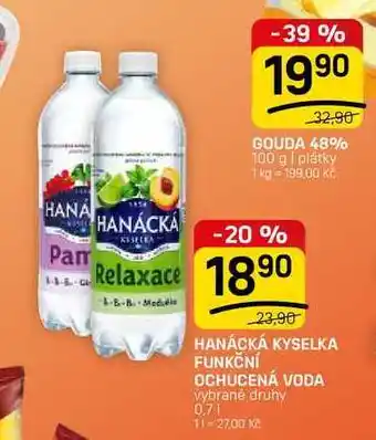Flop HANÁCKÁ KYSELKA FUNKČNÍ OCHUCENÁ VODA vybrané druhy nabídka