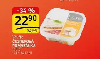 Flop ČESNEKOVÁ POMAZÁNKA nabídka