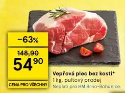 Tesco Vepřová plec bez kosti nabídka