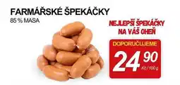ZEMAN FARMÁŘSKÉ ŠPEKÁČKY 85% MASA nabídka