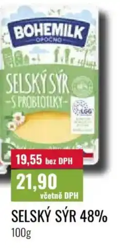 Ratio BOHEMILK Selský sýr nabídka