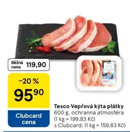 Tesco Tesco Vepřová kýta plátky nabídka